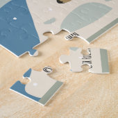 Raccoon.キツネ.Magpie at Mt. Desert Hanukkah ジグソーパズル (側面)