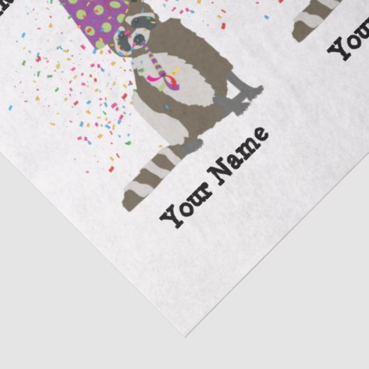 Raccoon – 動物と男の子の女の子の名前 薄葉紙 (詳細)