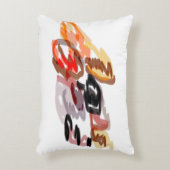 Raccoon Autumn Sunset アクセントクッション (正面(垂直))