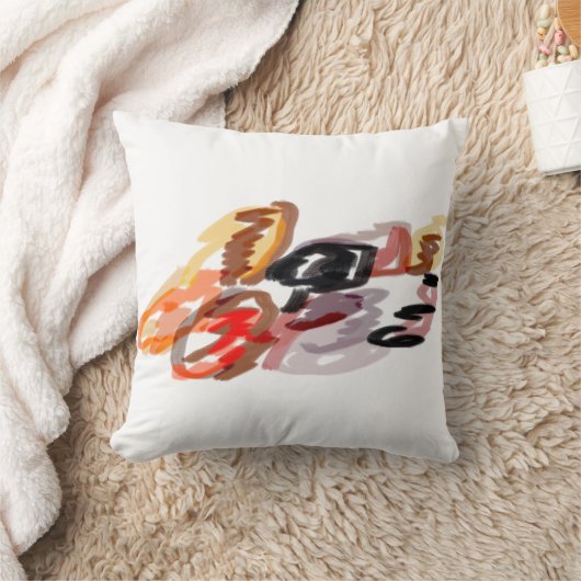 Raccoon Autumn Sunset クッション (ブランケット)