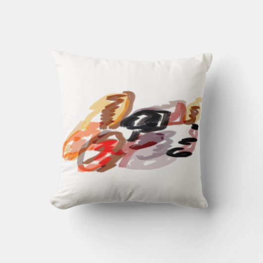 Raccoon Autumn Sunset クッション (正面)