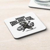 Raccoon Basketball Star - Cross Shoot Steal Graph コースター (左側)