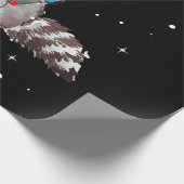 Raccoon Christmas Tree Lights Pajama Racoon Lover ラッピングペーパー (角)