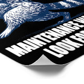 Raccoon Farted At Work Today Maintenance Was Calle ポスター (角)