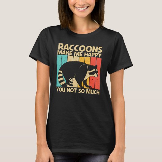 Raccoon For Men Women Common Raccoon  2 Tシャツ (正面)