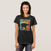 Raccoon For Men Women Common Raccoon  2 Tシャツ (正面フル)