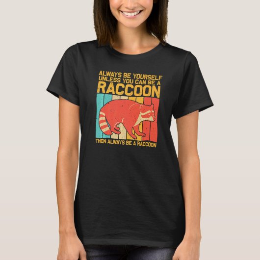 Raccoon For Men Women Kids Raccoon Tシャツ (正面)