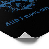 Raccoon God Is Testing Me And I Have Not Studied  ポスター (角)