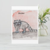 Raccoon Greeting Card シーズンカード (スタンド正面)