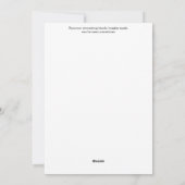 Raccoon Greeting Card シーズンカード (裏面)