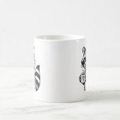 Raccoon Holding Coffee Cup Funny Trash Panda Mug コーヒーマグカップ (中央)