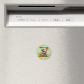 Raccoon Refrigerator Magnet マグネット (インサイチュ (食洗機))