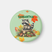 Raccoon Refrigerator Magnet マグネット (正面)