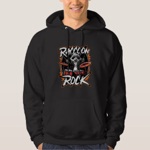 Raccoon Rock Tシャツ – Raccoon Cowboyおもしろいデザイン