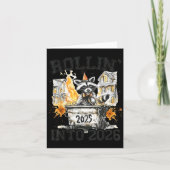 Raccoon Rollin Into 2026 Funny Dumpster Fire 2025  カード (正面)