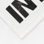 Raccoon Rolling Into 2026 Happy New Year 2026 Funn フリースブランケット (角)