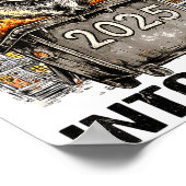 Raccoon Rolling Into 2026 Happy New Year 2026 Funn ポスター (角)