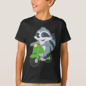 Raccoon Scooter Tシャツ (正面)
