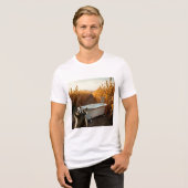 Raccoon Selfie 1 トライブレンドＴシャツ (正面全面)