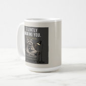 Raccoon Silently Judging | Sarcastic Coffee Cup コーヒーマグカップ (正面左)