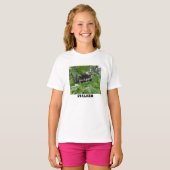 Raccoon Stalker – 女性のTシャツ Tシャツ (正面フル)