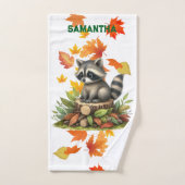 Raccoon Towel Set | Cute Animal Bath Towels バスタオルセット (ハンドタオル)
