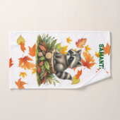Raccoon Towel Set | Cute Animal Bath Towels バスタオルセット (ハンドタオル)