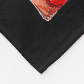 Raccoon Valentines Day Funny Feral Raccoon Love He フリースブランケット (角)