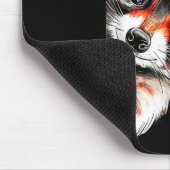 Raccoon Valentines Day Funny Feral Raccoon Love He マウスパッド (コーナー)