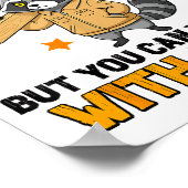 Raccoon You Can't Fix Stud But You Can Numb It Wit ポスター (角)