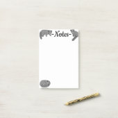 Raccoons ポストイット (デスク上)