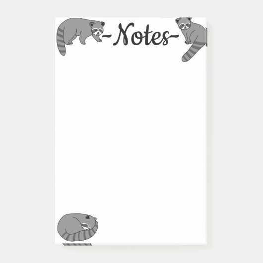 Raccoons ポストイット (正面)