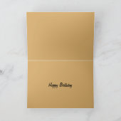 Raccoons in a bar celebrating Happy Birthday シーズンカード (内部)