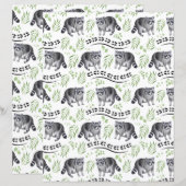 Raccoons Scrapbook Paper (正面/裏面)