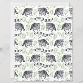 Raccoons Scrapbook Paper (正面)