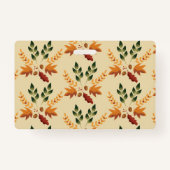 Raccoons with Books Library Hall Pass Badge バッジ (裏面)