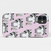 Raccoons Woodland iPhone 5ケースケース（ピンク） Case-Mate iPhoneケース (裏面(横))