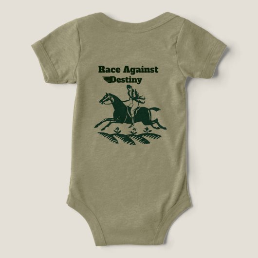 Race Against Destiny – Vintage Equestrian Graphic (デザイン裏面)