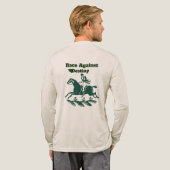 Race Against Destiny – Vintage Equestrian Graphic トライブレンドＴシャツ (背面全体)