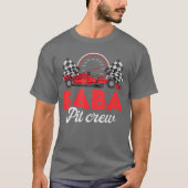 Race Baba Of The Birthday Boy Shirt Baba Pit Crew Tシャツ (正面)
