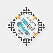 Race Car Birthday Party for Boys スタンダードランチョンナプキン (角)