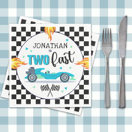Race Car Birthday Party for Boys スタンダードランチョンナプキン