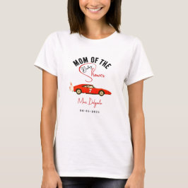 Race Car Boy Baby Shower T-Shirt | Little Racer  Tシャツ