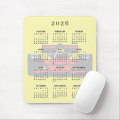 Race Car Design 2026 Calendar Mousepad マウスパッド (マウス)