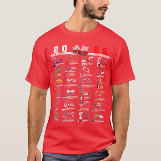 Race Car Enthusiast Motorsport Racing Fan World Fl Tシャツ