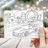 Race Car Fourth Birthday Party 招待状