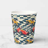 Race Car Paper Cups Birthday Party 紙コップ (正面)
