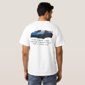 Race car t-shirt tシャツ (裏面フル)