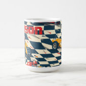 Race Car Themed Coffee Mug コーヒーマグカップ (中央)