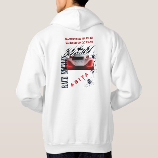 Race Edition  Street Car Hoodie | Modern JDM  パーカ (裏面)